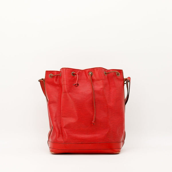 Sac Louis Vuitton Noé GM cuir Epi rouge vue de face occasion authentique — AMANA Vintage