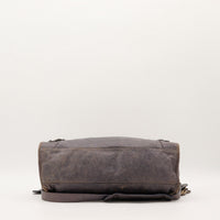 Fond du sac Balenciaga City cuir gris occasion authentique — AMANA Vintage