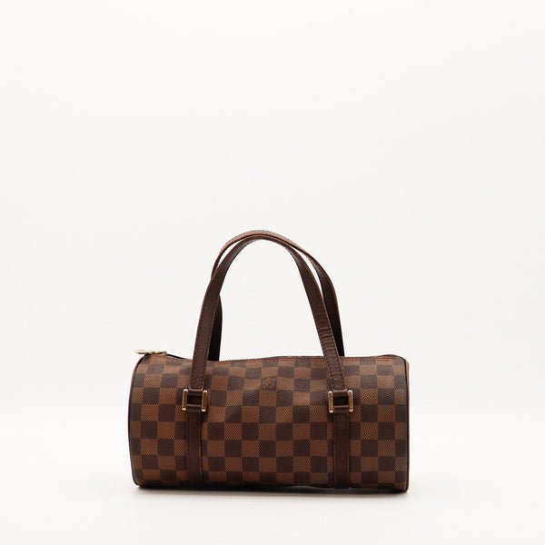 Sac Louis Vuitton Papillon 30 toile Damier Ébène vue de face occasion authentique — AMANA Vintage