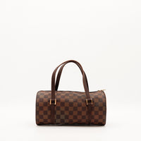 Sac Louis Vuitton Papillon 30 Damier Ébène vue arrière occasion authentique — AMANA Vintage