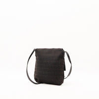 Mini sac Fendi Zucchino vue arrière trois quarts occasion authentique — AMANA Vintage