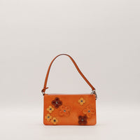 Pochette Louis Vuitton Vernis Fleurs face arrière appliques fleurs — AMANA Vintage