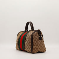 Sac Gucci Joy Boston Web vue de trois quarts angle gauche — AMANA Vintage