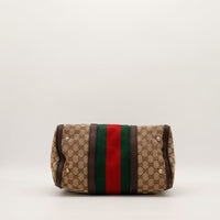 Sac Gucci Joy Boston Web vue du fond avec pieds métalliques — AMANA Vintage