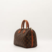 Sac Louis Vuitton Speedy 25 vue trois quarts anneaux latéraux occasion authentique — AMANA Vintage