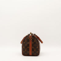 Sac Louis Vuitton Speedy 25 vue de profil toile Monogramme occasion authentique — AMANA Vintage