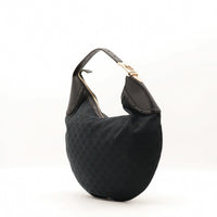 Sac Gucci Hobo Demi Lune anse cuir réglable vue de côté occasion authentique — AMANA Vintage