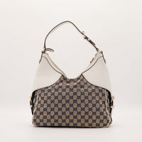 Hobo Gucci Horsebit face arrière toile monogrammée occasion — AMANA Vintage