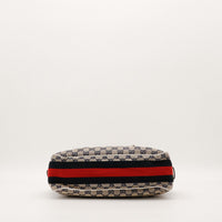 Hobo Gucci Horsebit vue du dessous bande Web rouge noir — AMANA Vintage