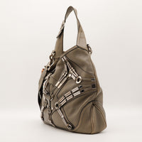 Sac Gucci Indy Hobo cuir grainé vue de trois quarts occasion authentique — AMANA Vintage