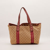 Tote Bag Gucci toile monogrammée vue de dos occasion — AMANA Vintage
