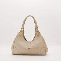 Sac Gucci New Jackie cuir Guccissima taupe vue de dos occasion — AMANA Vintage