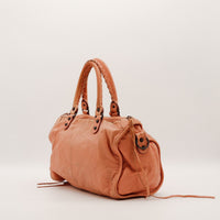 Sac Balenciaga cuir froissé vue de côté occasion authentique — AMANA Vintage