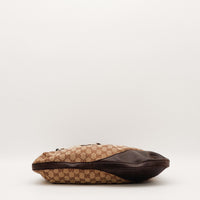 Sac Gucci Hobo Horsebit vue de dessous cuir marron occasion authentique — AMANA Vintage