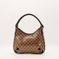 Sac Gucci Hobo vue arrière toile monogrammée occasion authentique — AMANA Vintage