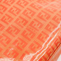 Macro toile Zucca enduite rouge brique Fendi — AMANA Vintage
