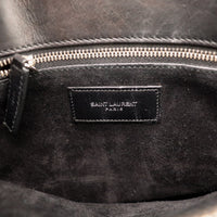 Intérieur doublure daim Sac de Jour Small Saint Laurent occasion authentique — AMANA Vintage