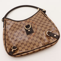Sac Gucci Hobo vue plongeante anneaux dorés occasion authentique — AMANA Vintage