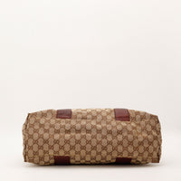 Vue du fond Tote Bag Bambou Gucci toile GG Canvas occasion — AMANA Vintage