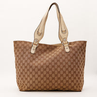 Face arrière Tote Horsebit Gucci toile GG Canvas occasion — AMANA Vintage