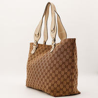Vue de profil côté droit Tote Horsebit Gucci — AMANA Vintage