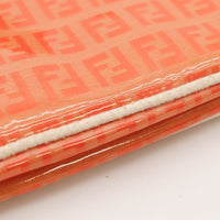 Détail bordure et toile Zucchino sac Fendi rouge — AMANA Vintage