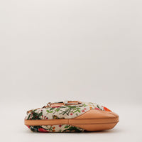 Gucci Hobo Jackie Flora vue de dessous cuir naturel base du sac — AMANA Vintage