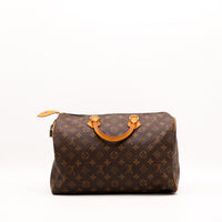 Louis Vuitton Speedy 35 vue de dos Toile Monogramme — AMANA Vintage
