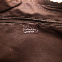 Intérieur doublure et étiquette Gucci Hobo Web occasion authentique — AMANA Vintage