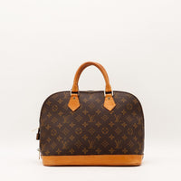 Sac Louis Vuitton Alma PM toile Monogram vue de face occasion authentique — AMANA Vintage