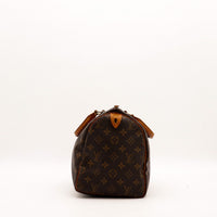 Côté Louis Vuitton Speedy 30 toile Monogram cuir vachette occasion — AMANA Vintage