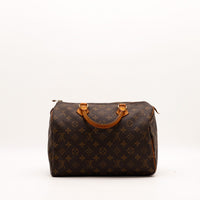 Louis Vuitton Speedy 30 vue de dos toile Monogram — AMANA Vintage