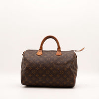 Sac Louis Vuitton Speedy 30 toile Monogram vue de face occasion authentique — AMANA Vintage