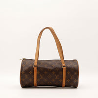 Sac Louis Vuitton Papillon 30 toile Monogram vue de face occasion authentique — AMANA Vintage