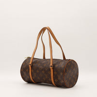 Louis Vuitton Papillon 30 toile Monogram vue trois quarts occasion authentique — AMANA Vintage
