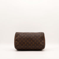Vue du dessous Louis Vuitton Speedy 30 toile Monogram fond — AMANA Vintage