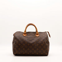 Sac Louis Vuitton Speedy 30 Toile Monogram vue de face occasion authentique — AMANA Vintage