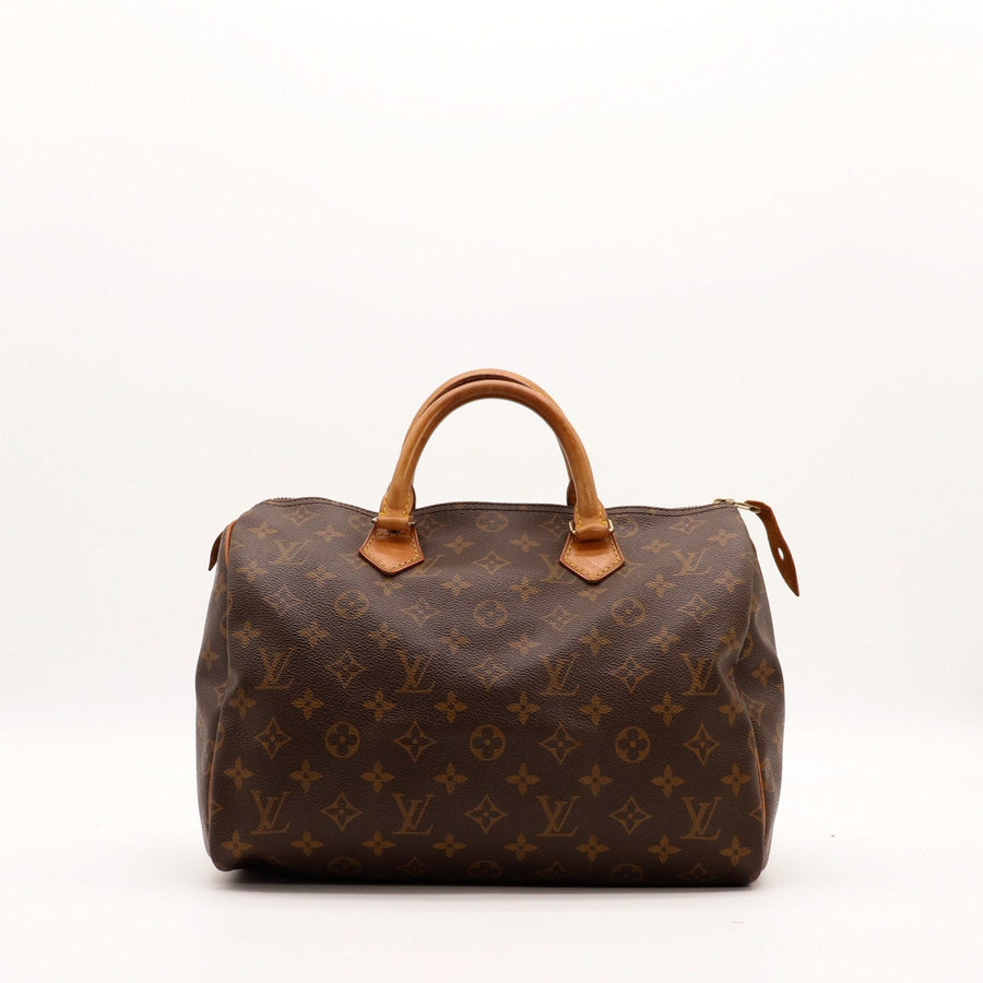 Sac Louis Vuitton Speedy 30 Toile Monogram vue de face occasion authentique — AMANA Vintage