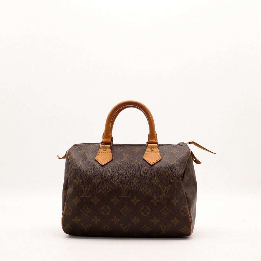 Sac Louis Vuitton Speedy 25 toile Monogramme vue de face occasion authentique — AMANA Vintage