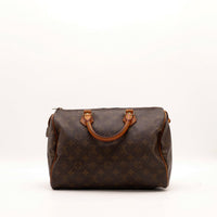 Louis Vuitton Speedy 30 vue de dos toile Monogram — AMANA Vintage