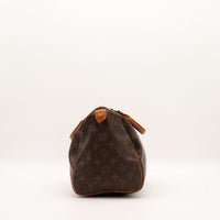 Louis Vuitton Speedy 30 vue de côté profil gauche — AMANA Vintage