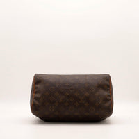 Louis Vuitton Speedy 30 vue du dessous fond toile Monogram — AMANA Vintage
