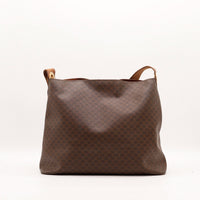 Sac Hobo Celine Macadam vue de dos toile Macadam marron occasion — AMANA Vintage