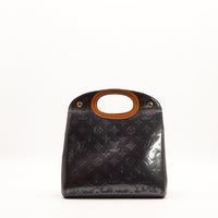 Sac Louis Vuitton Roxbury Drive Vernis Monogram noir vue de face occasion authentique — AMANA Vintage