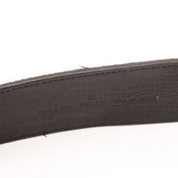 Marquage Fendi Made in Italy sur ceinture cuir noir occasion authentique — AMANA Vintage