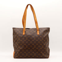 Sac Louis Vuitton Cabas Mezzo toile Monogramme vue de face occasion authentique — AMANA Vintage