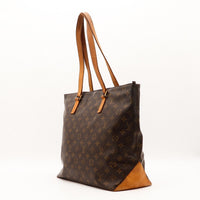 Sac Louis Vuitton Cabas Mezzo profil et anses cuir vachette occasion authentique — AMANA Vintage