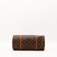 Sac Louis Vuitton Papillon 30 vue du dessous toile Monogram — AMANA Vintage