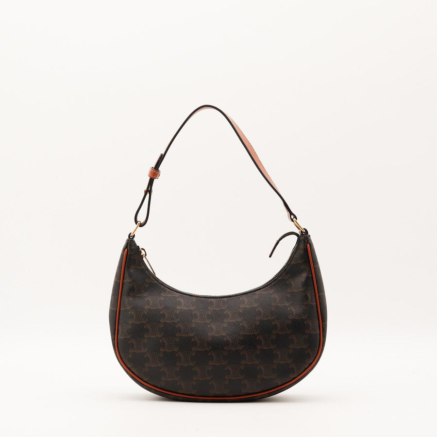 Sac Céline Ava toile Triomphe vue de face occasion authentique — AMANA Vintage