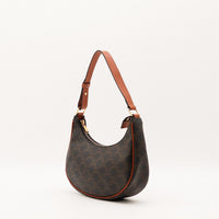 Sac Céline Ava toile Triomphe vue trois quarts occasion authentique — AMANA Vintage